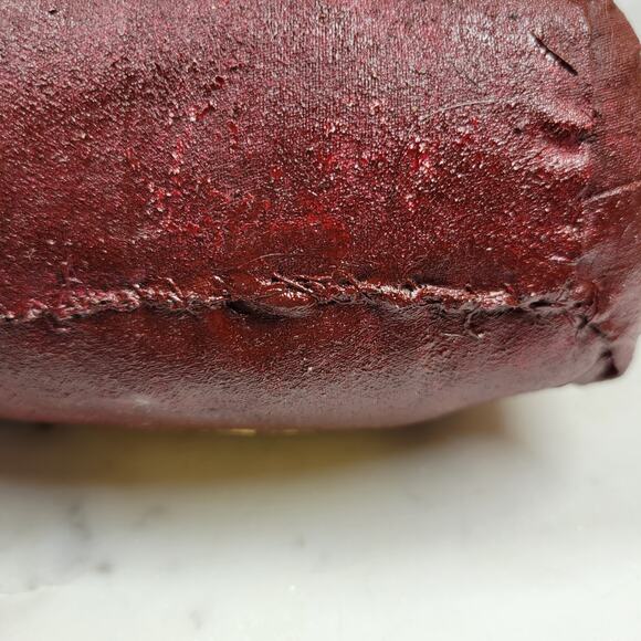 VINTAGE Santa Claus Plush 3" Red Hand Made Stuffed Christmas Decor Signed 1994 - Picture 3 of 12